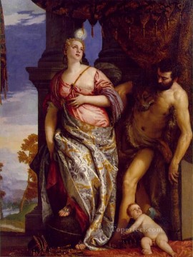  Veronese Canvas - Allegory of Wisdom and Strength Renaissance Paolo Veronese